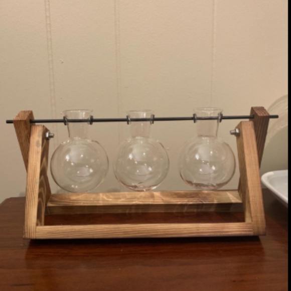 Desktop Glass Planter 3 Bulb Vase - Picture 9 of 9